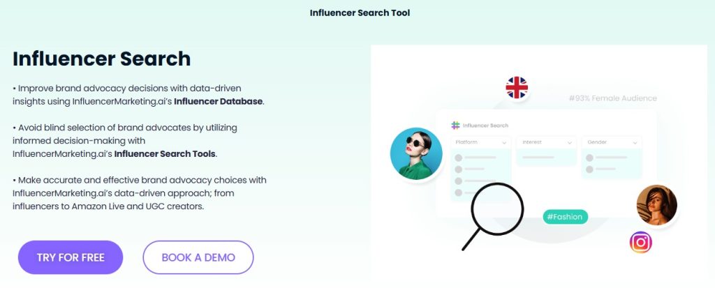 Influencer Network Search Tool